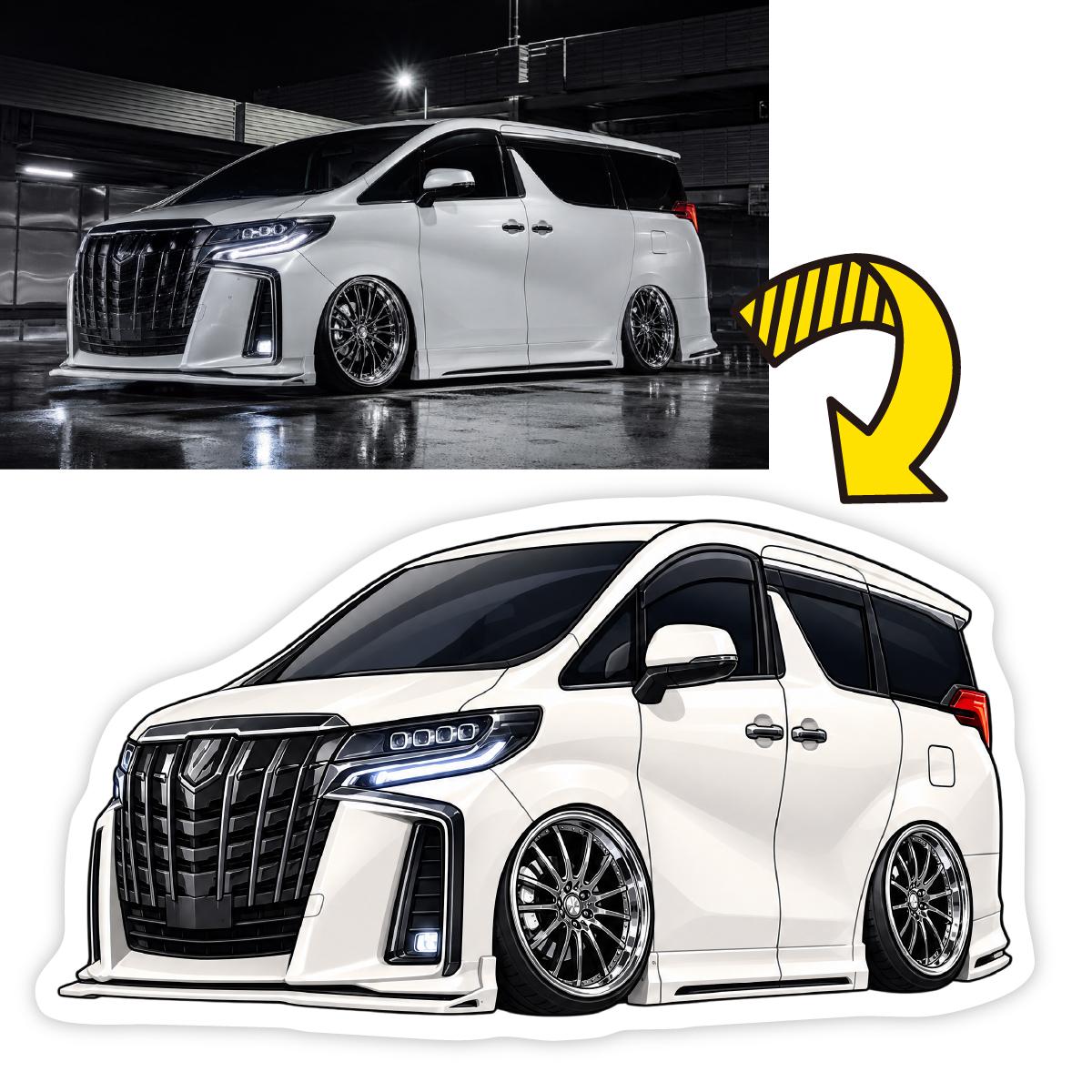 愛車ステッカー バナー3